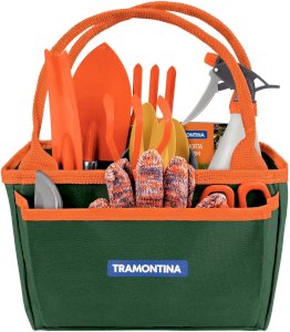 Kit Para Jardinagem Tramontina Com Bolsa De Lona 13 Peças 