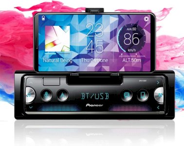 Aparelho Pioneer Sph-C10Bt Smartphone Media Receiver Bluetooth Usb, 6316402