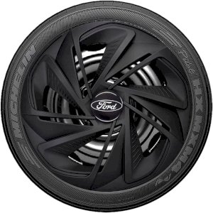 Jogo Calota Aro14 Ford Preto Fosca Nitro Ka Fiesta Lc218 4pç