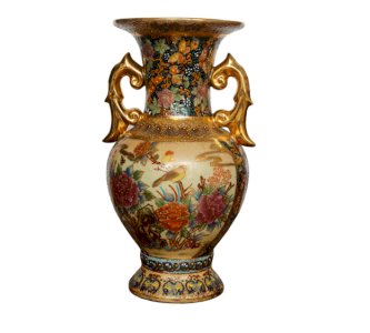 Ânfora em Porcelana Chinesa de 1910 