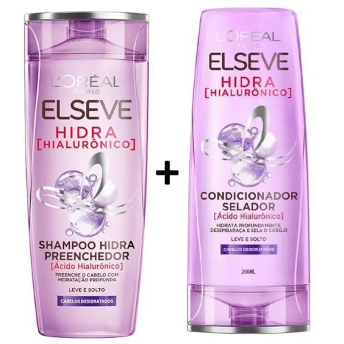 Kit Elseve Hidra Hialuronico Shampoo + Condicionador 200ml - L'oreal Paris